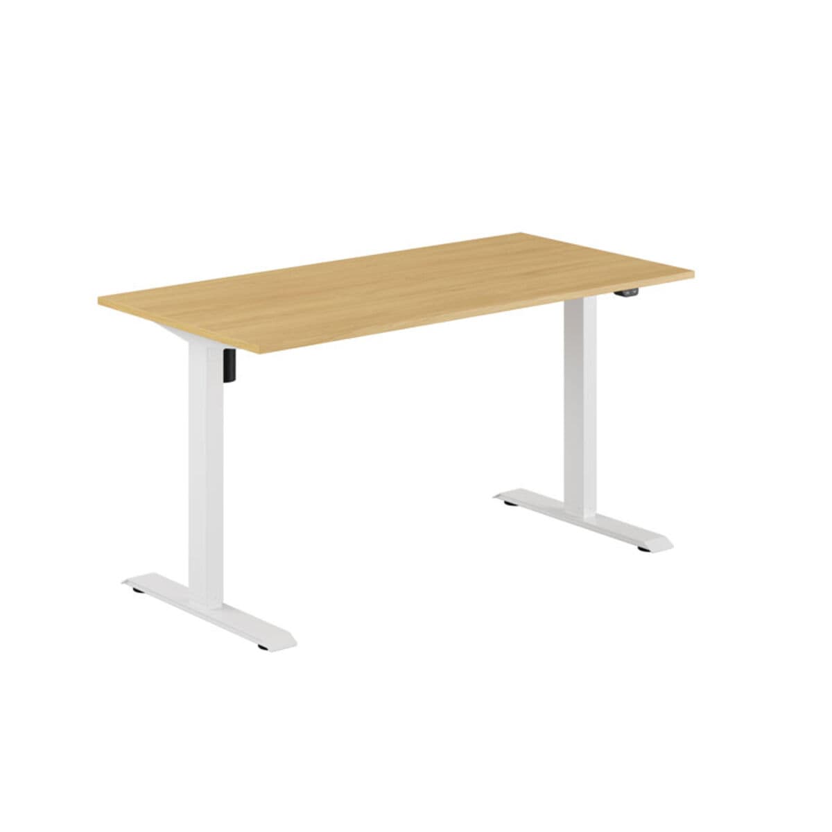 EASY Höj-/Sänkbart bord m/1 motor 140x70cm - Eg-hvid