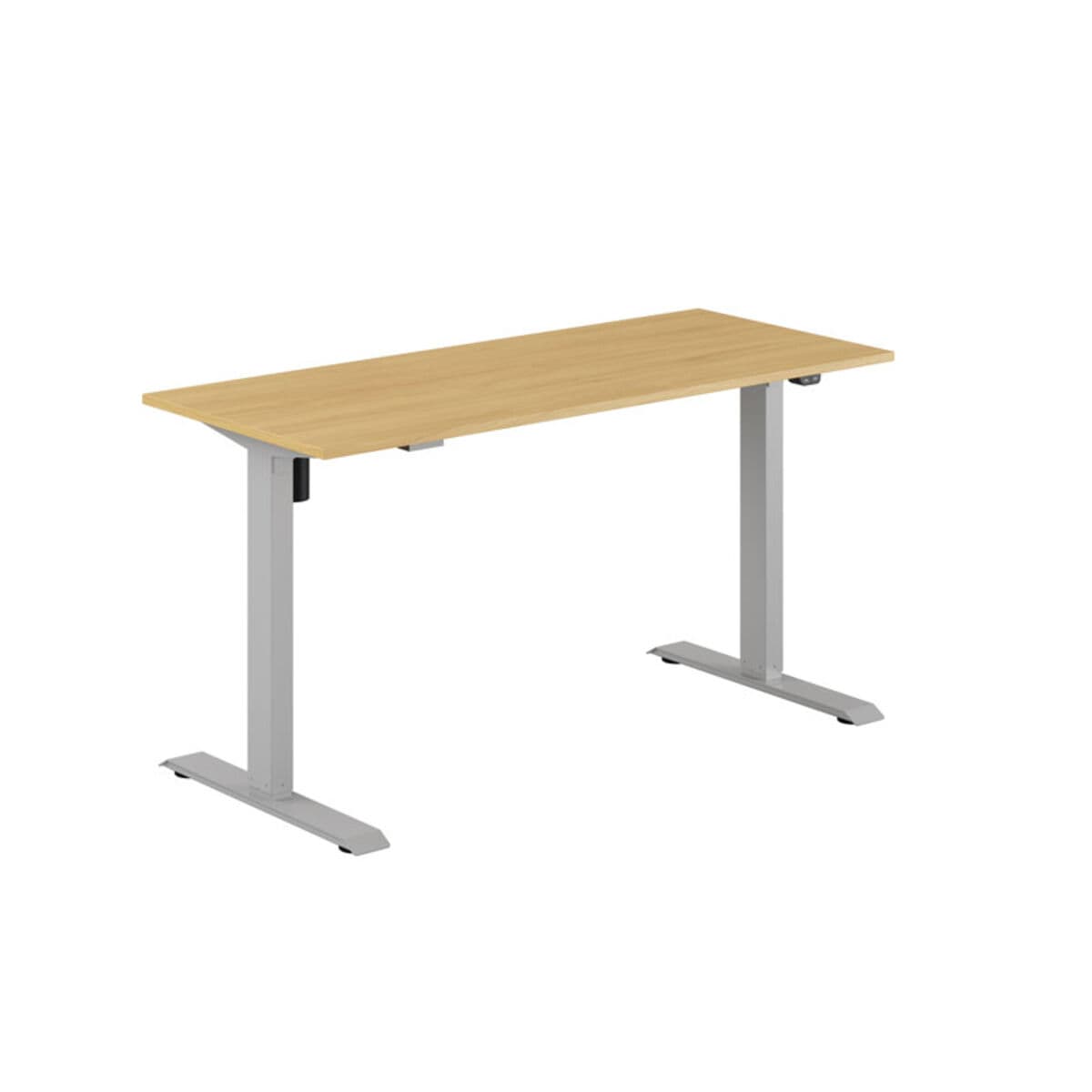 EASY Höj-/Sänkbord m/1 motor 140x60cm - Eg-grå