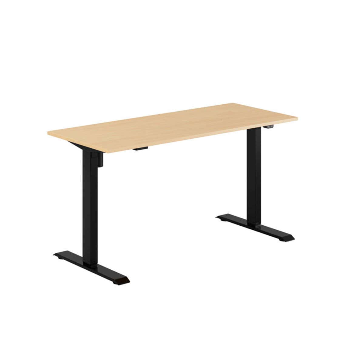 EASY Höj-/Sänkbord m/1 motor 140x60cm - Bøg-sort