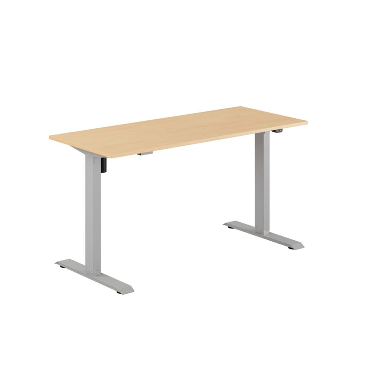 EASY Höj-/Sänkbord m/1 motor 140x60cm - Bøg-grå