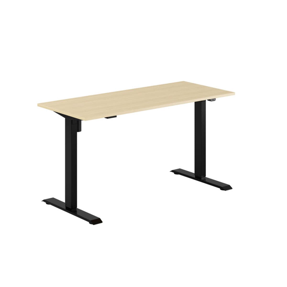 EASY Höj-/Sänkbord m/1 motor 140x60cm - Birk-sort