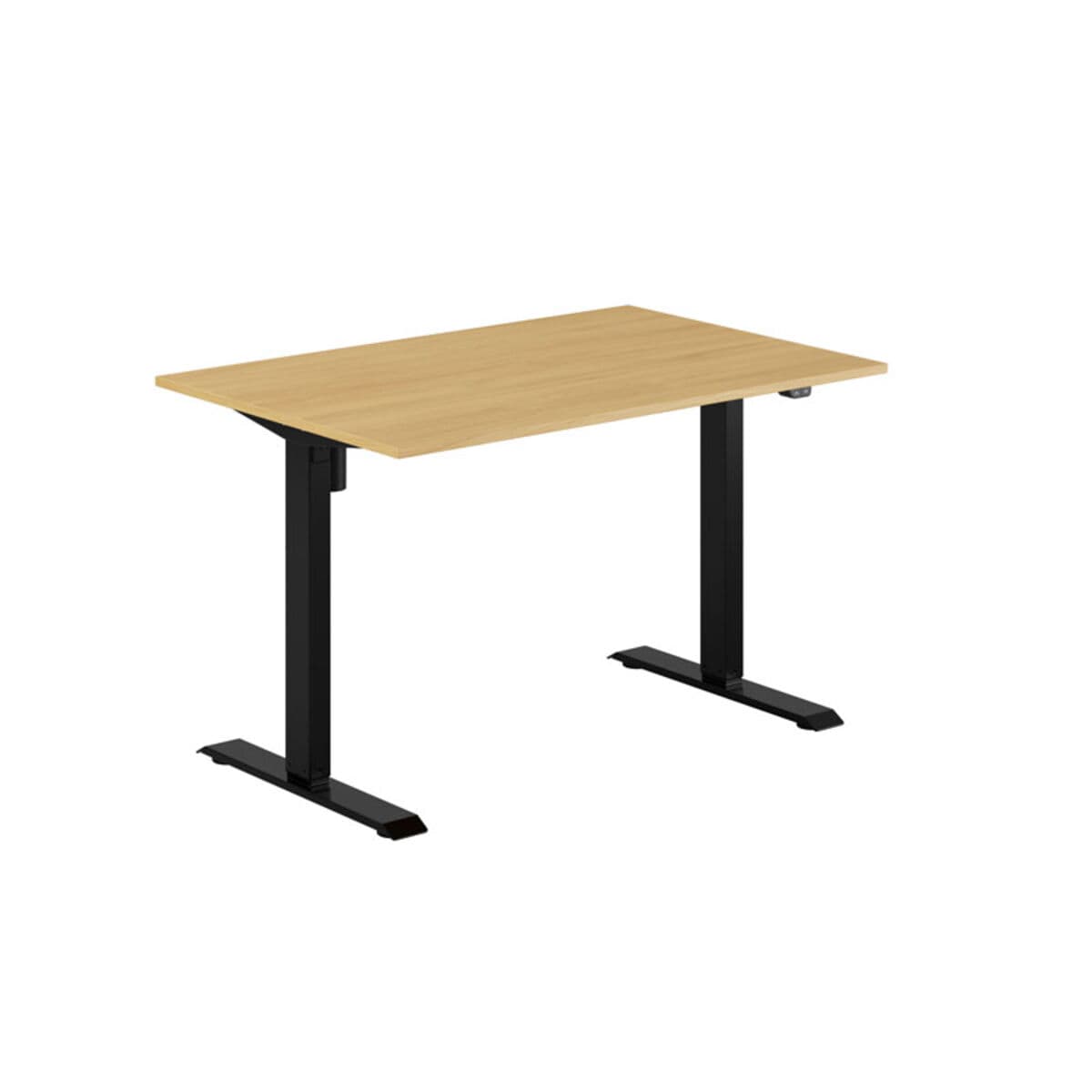 EASY Höj- och sänkbart bord m/1 motor 120x80cm - Eg-sort