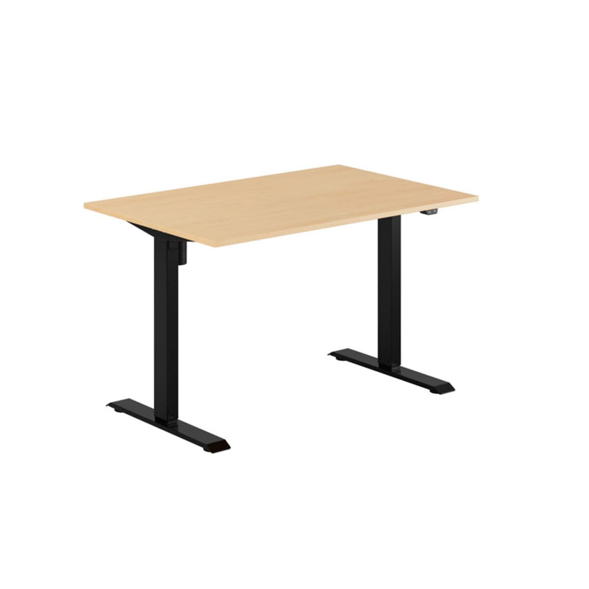 EASY Höj- och sänkbart bord m/1 motor 120x80cm - Bøg-sort