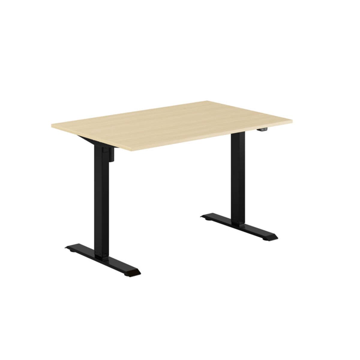 EASY Höj- och sänkbart bord m/1 motor 120x80cm - Birk-sort