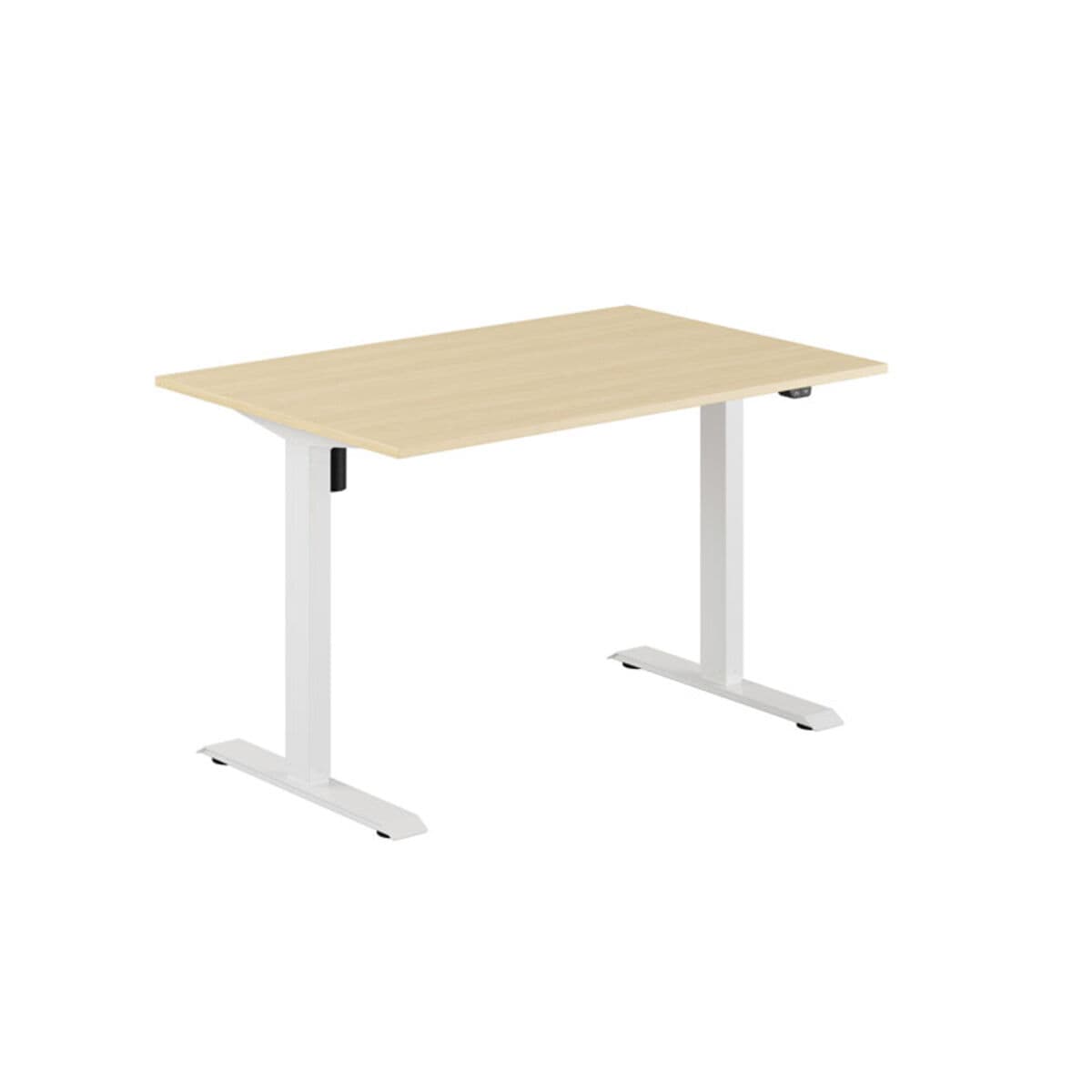 EASY Höj- och sänkbart bord m/1 motor 120x80cm - Birk-hvid
