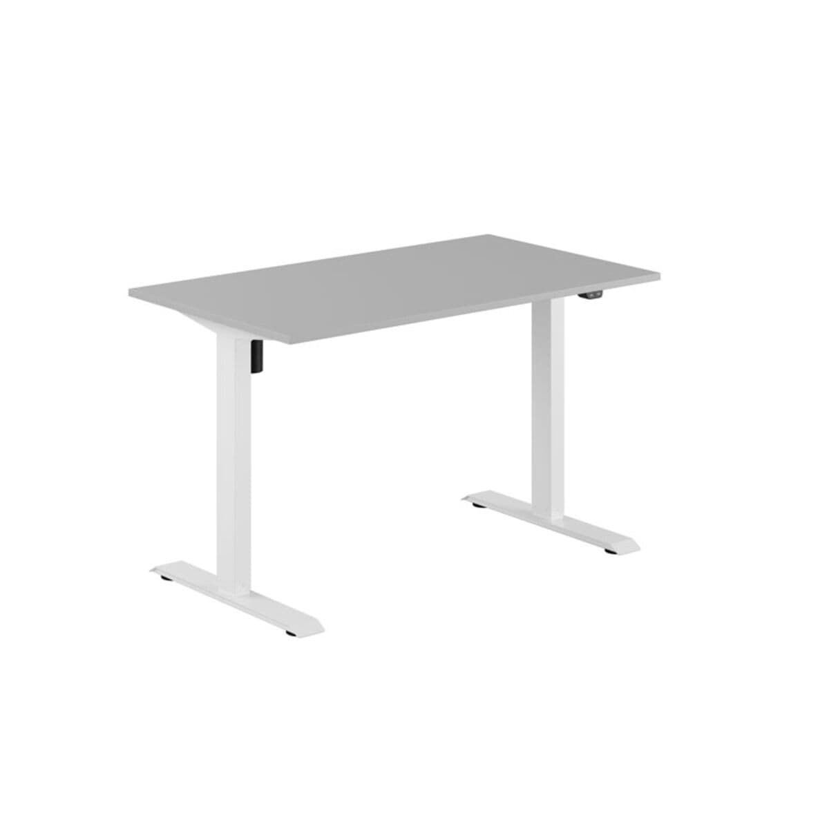 EASY Höj- och sänkbart bord m/1 motor 120x70cm - Grå-hvid