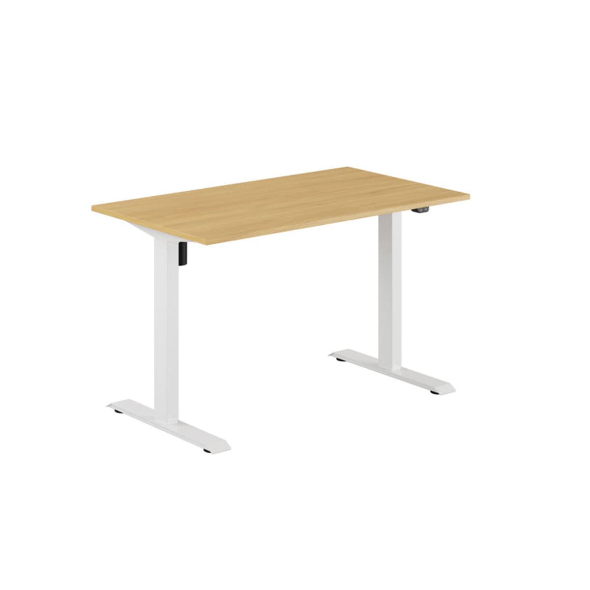EASY Höj- och sänkbart bord m/1 motor 120x70cm - Eg-hvid