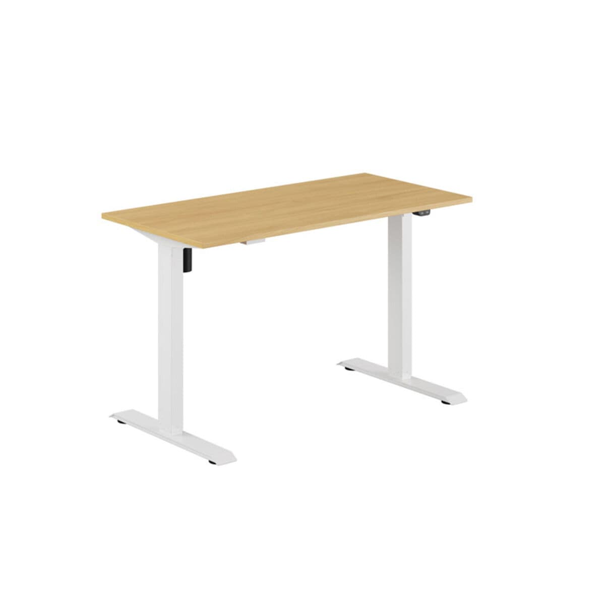 EASY Höj- och sänkbart bord m/1 motor 120x60cm - Eg-hvid