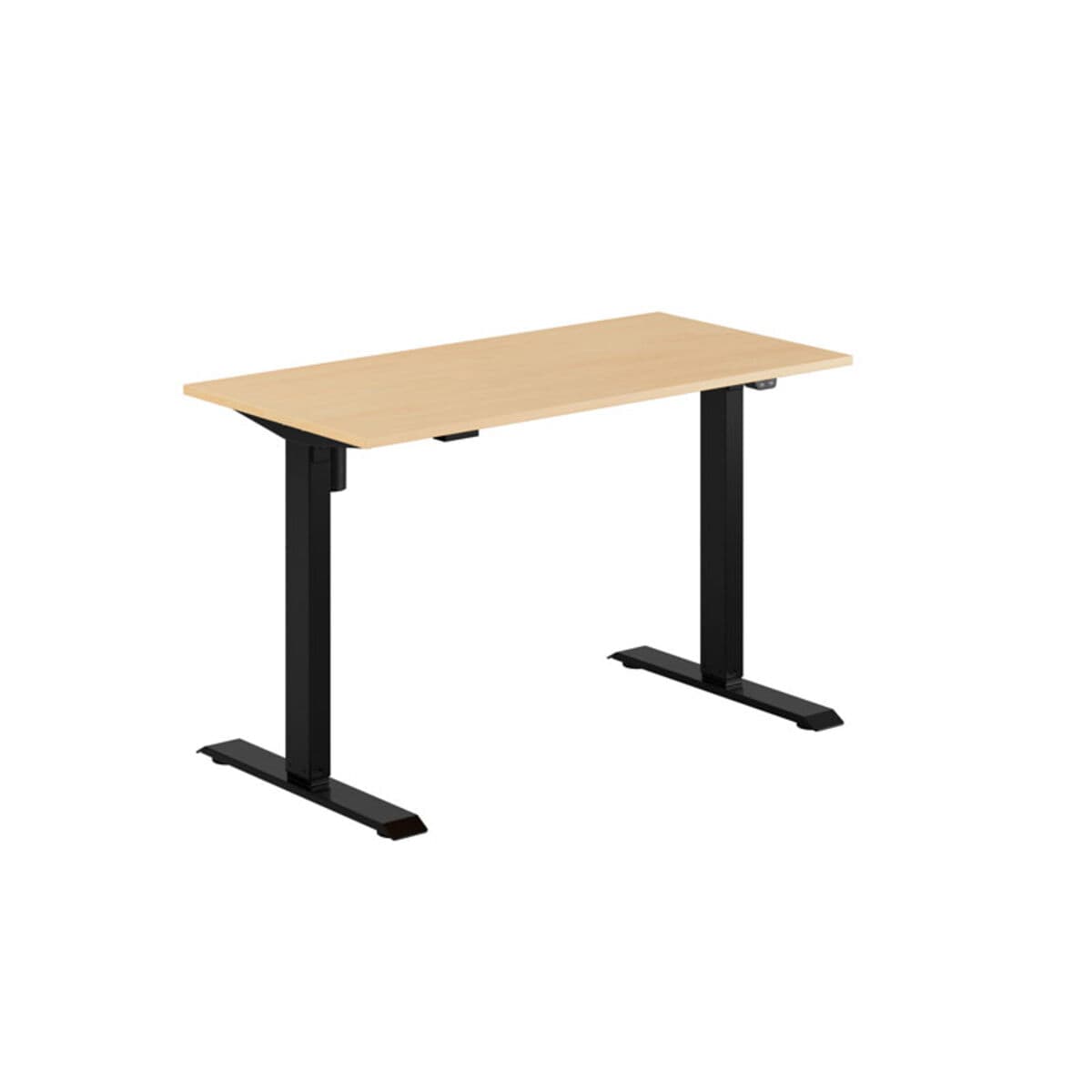 EASY Höj- och sänkbart bord m/1 motor 120x60cm - Bøg-sort