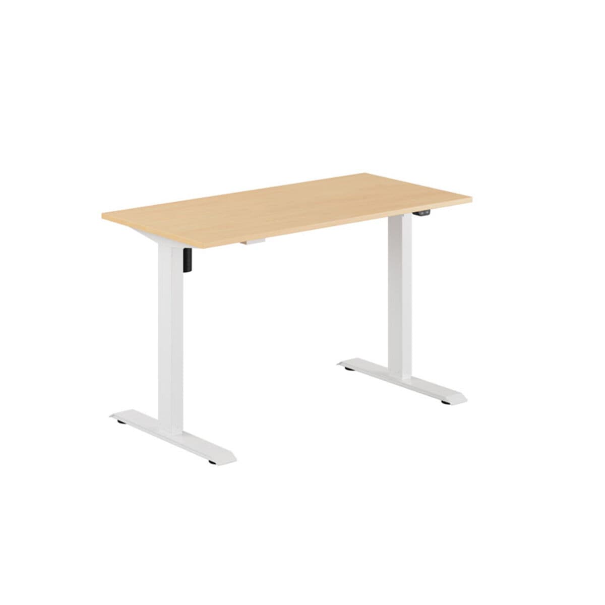 EASY Höj- och sänkbart bord m/1 motor 120x60cm - Bøg-hvid