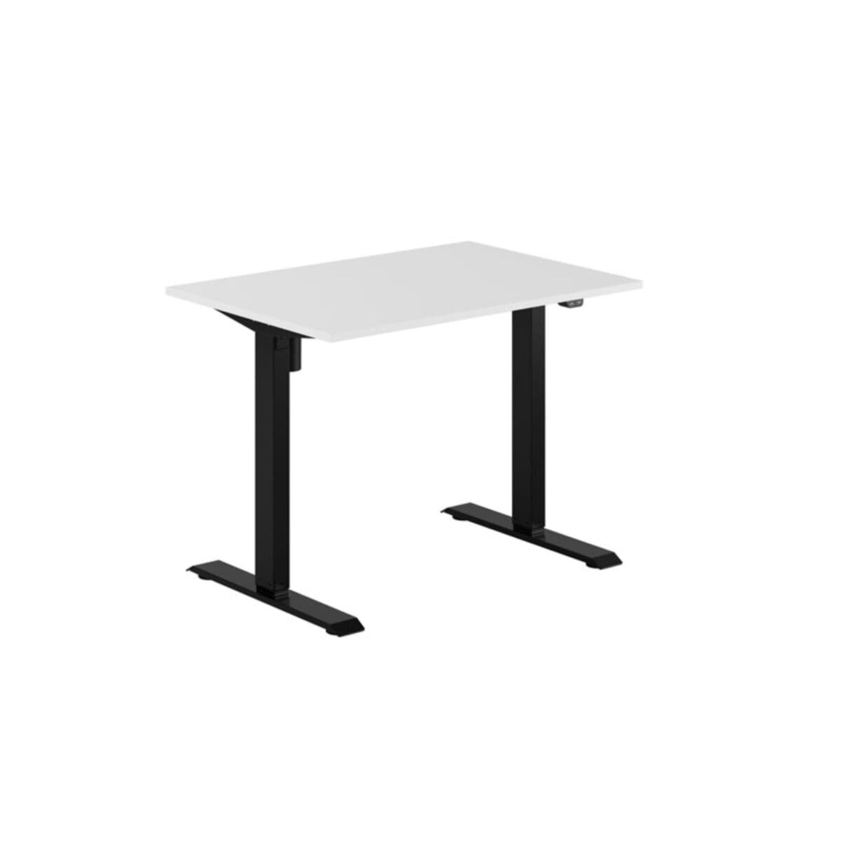 EASY Höj-/Sänkbord m/1 motor 100x70cm - Hvid-sort