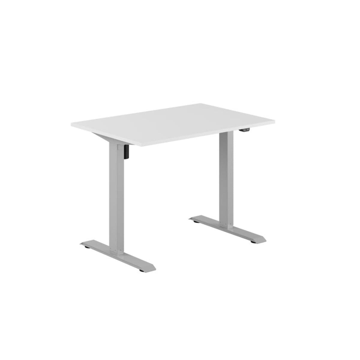 EASY Höj-/Sänkbord m/1 motor 100x70cm - Hvid-grå
