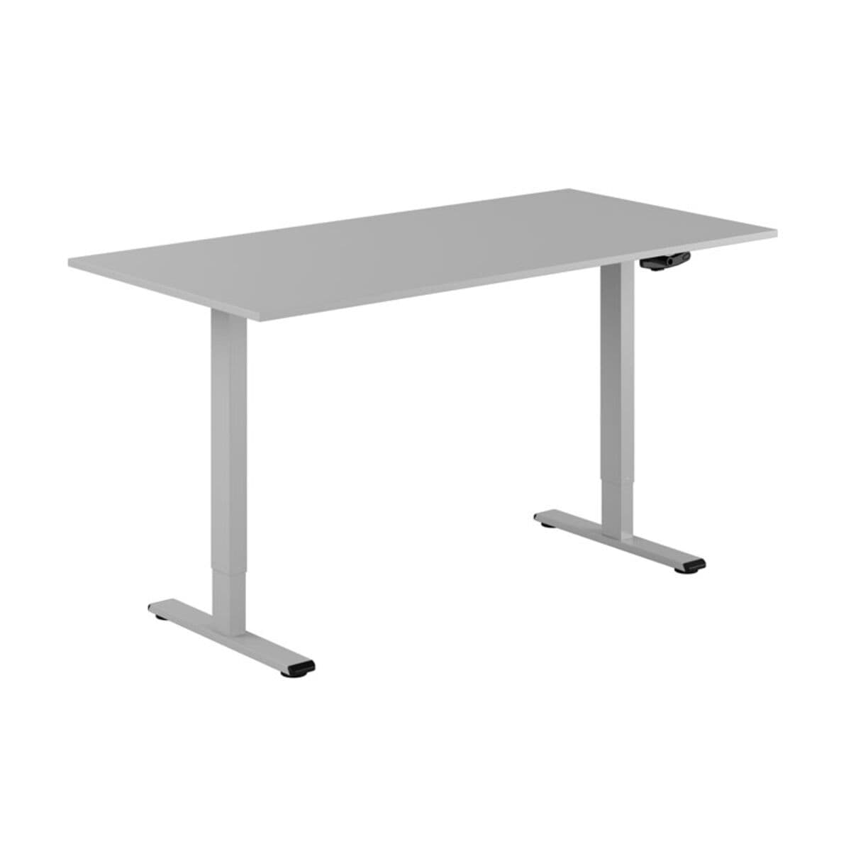 ECO Höj- och sänkbart bord manuellt 160x80cm - Grå-grå