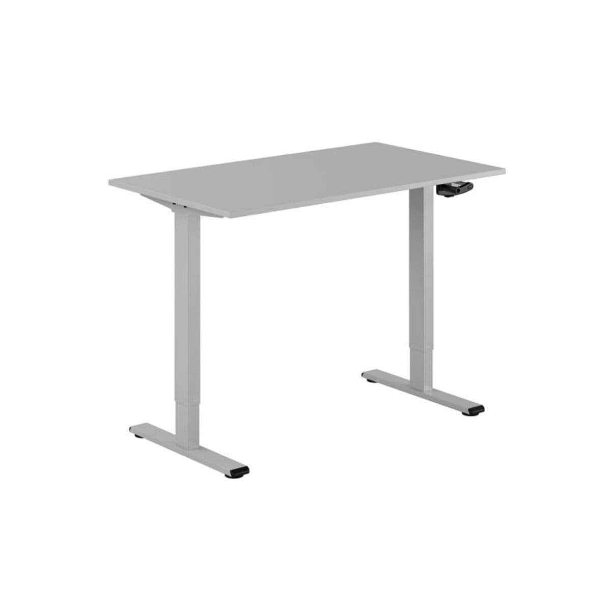 ECO Höj- och sänkbart bord manuellt 120x70cm - Grå-grå