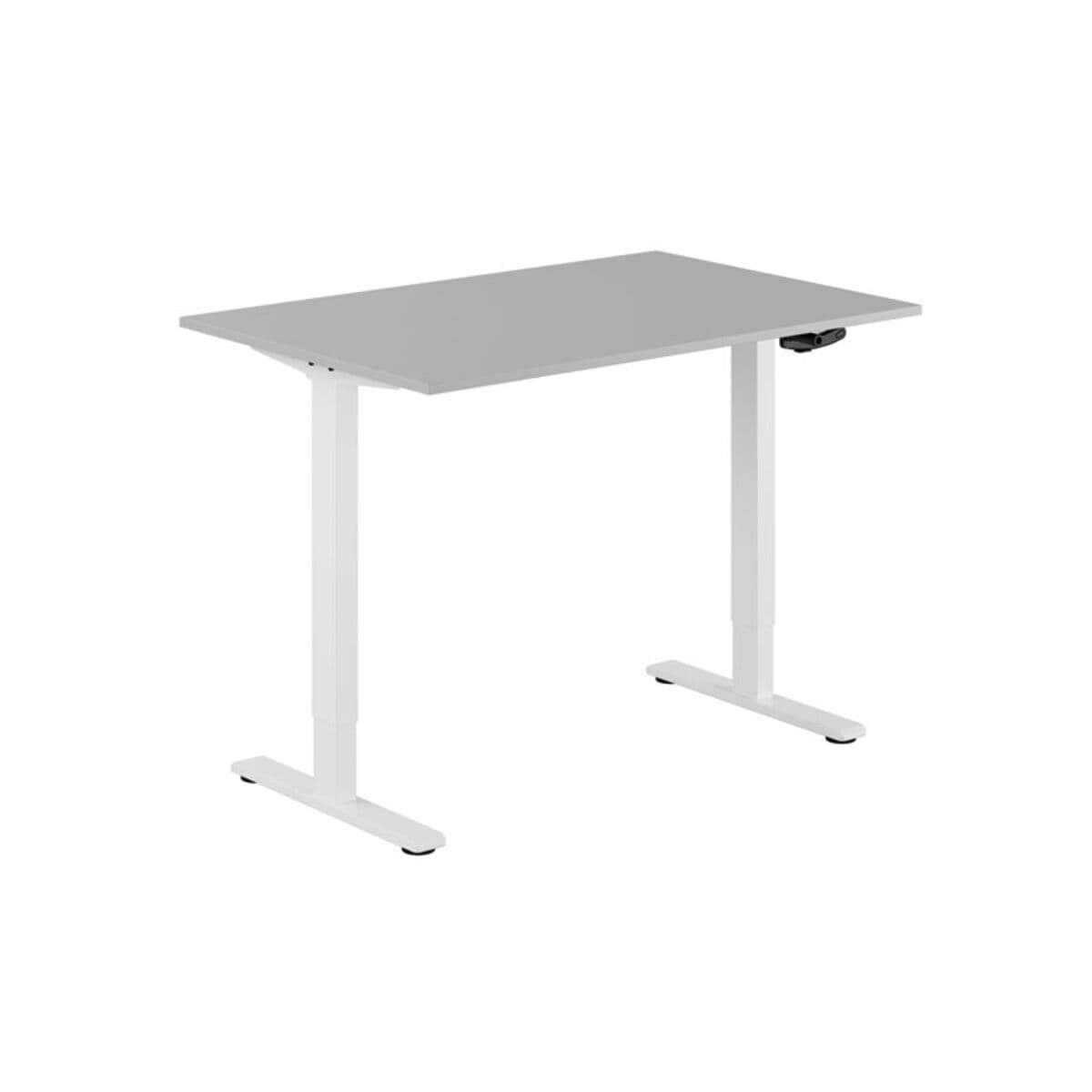 ECO Höj- och sänkbart bord manuellt 120x80cm - Grå-hvid