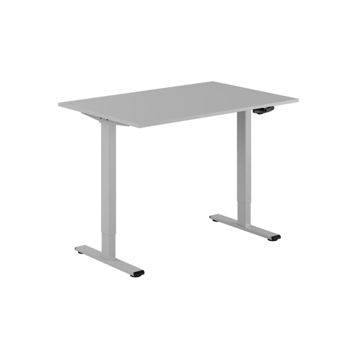 ECO Höj- och sänkbart bord manuellt 120x80cm - Grå-grå