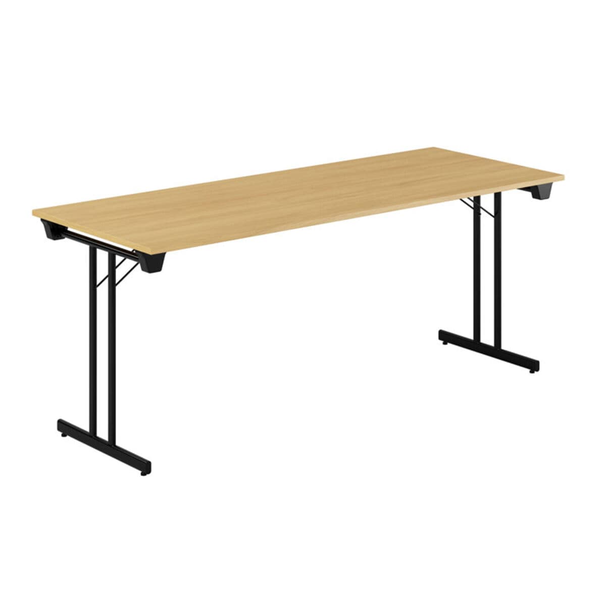 Dinner Style - 180x70cm - Hopfällbart bord - Eg-sort