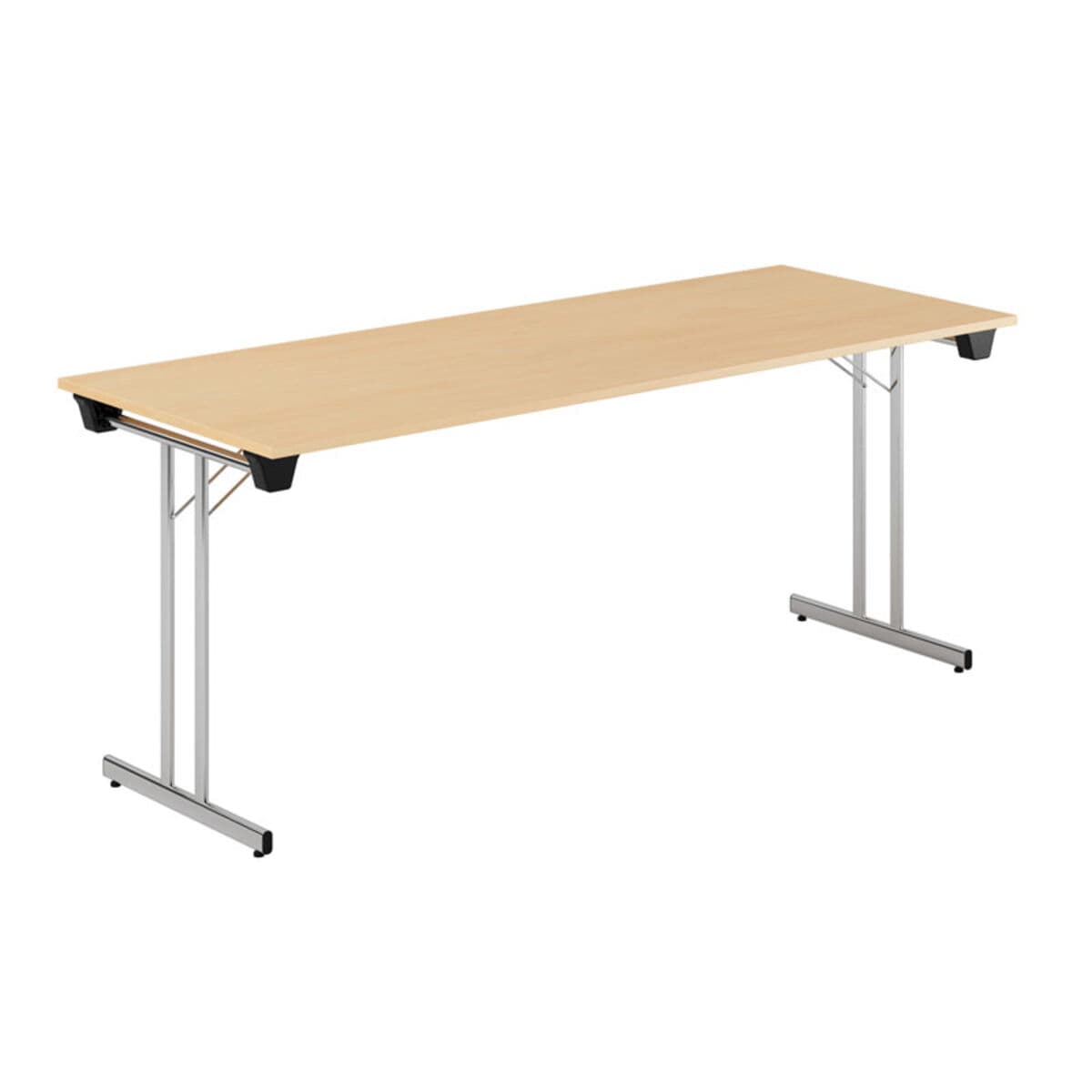 Dinner Style - 180x70cm - Hopfällbart bord - Bøg-krom