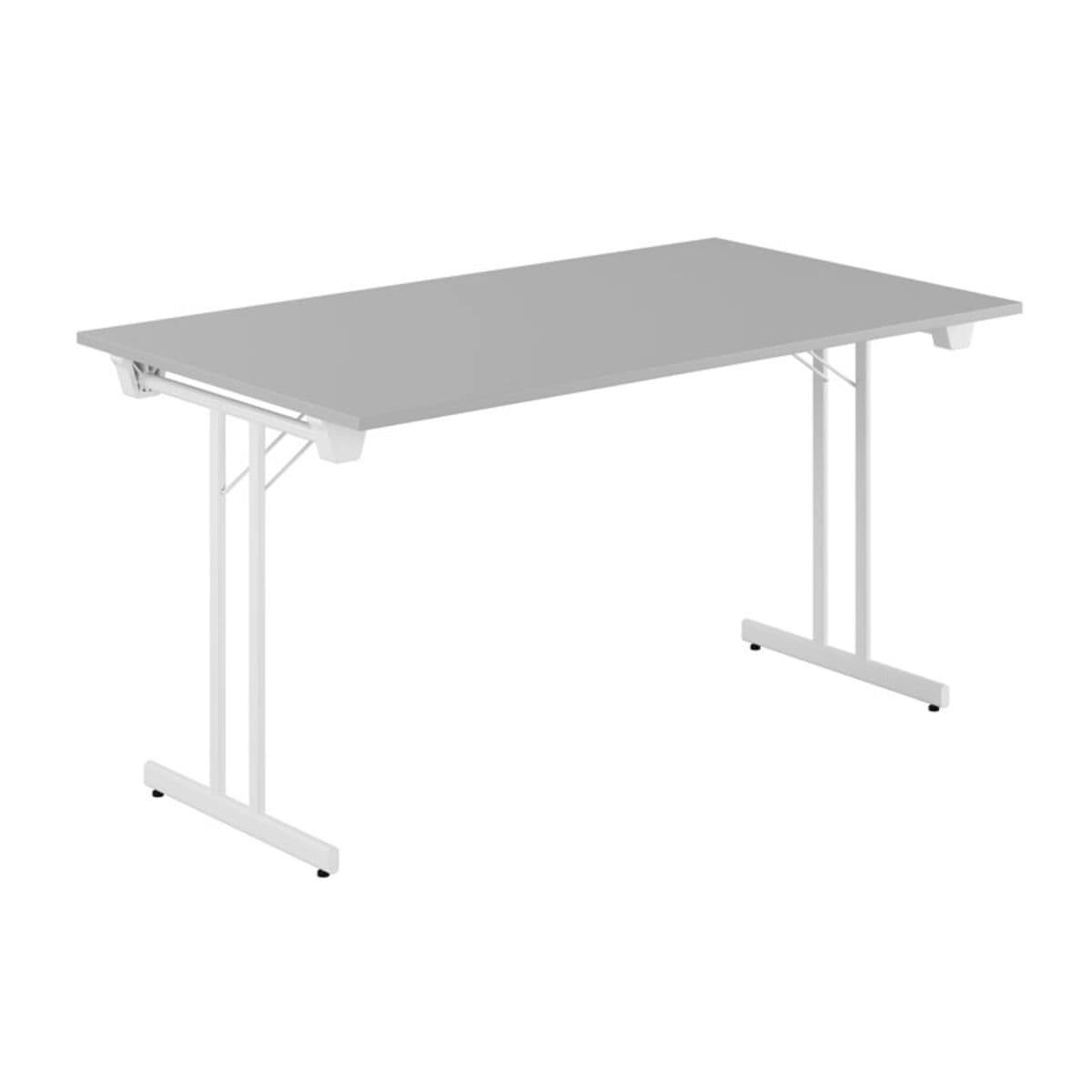 Dinner Style - 140x80cm - Hopfällbart bord - Grå-hvid