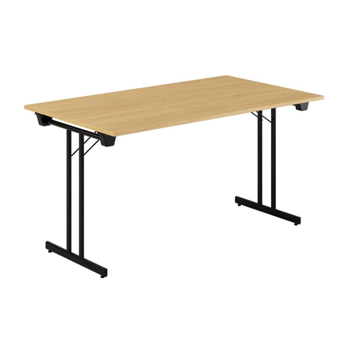 Dinner Style - 140x80cm - Hopfällbart bord - Eg-sort