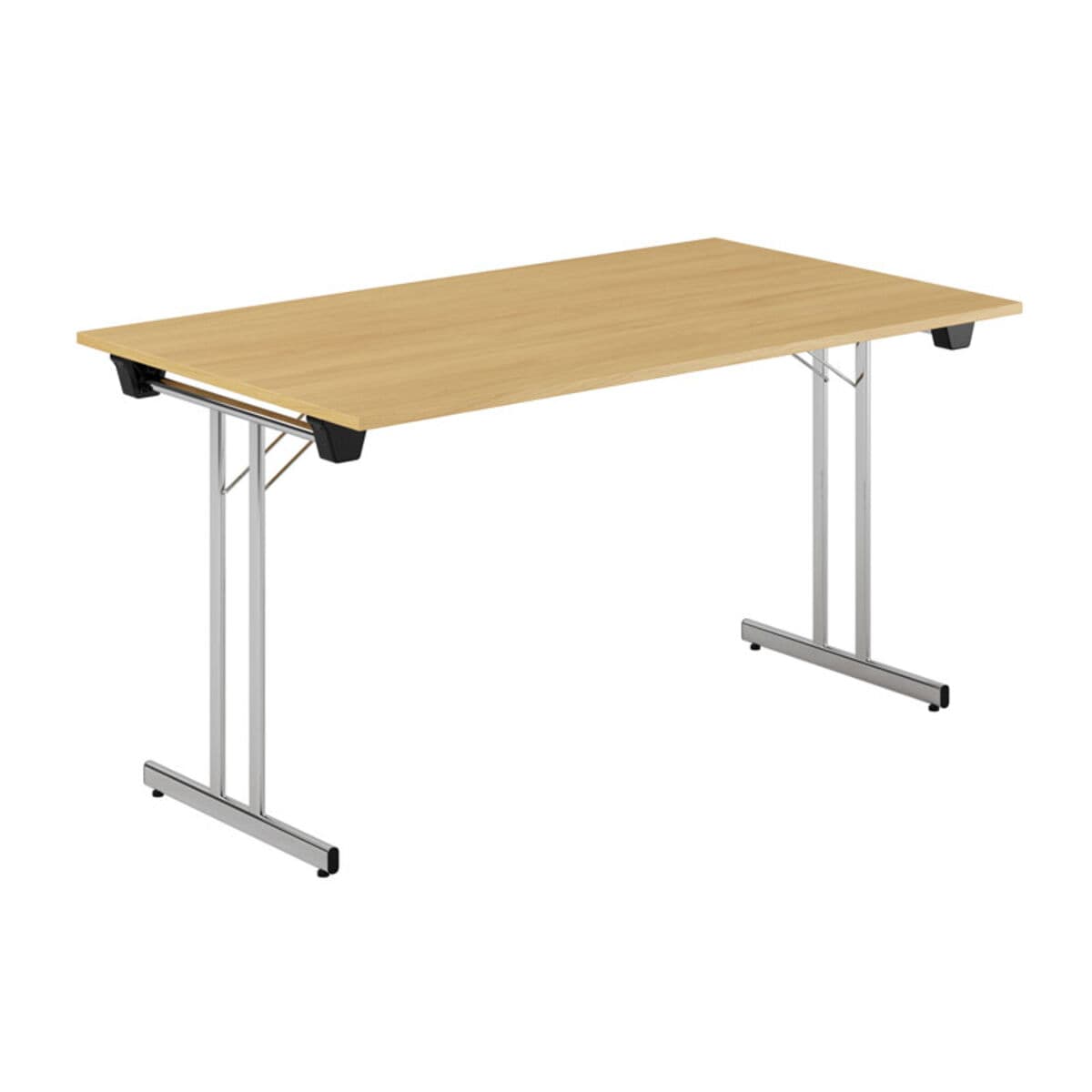 Dinner Style - 140x80cm - Hopfällbart bord - Eg-krom