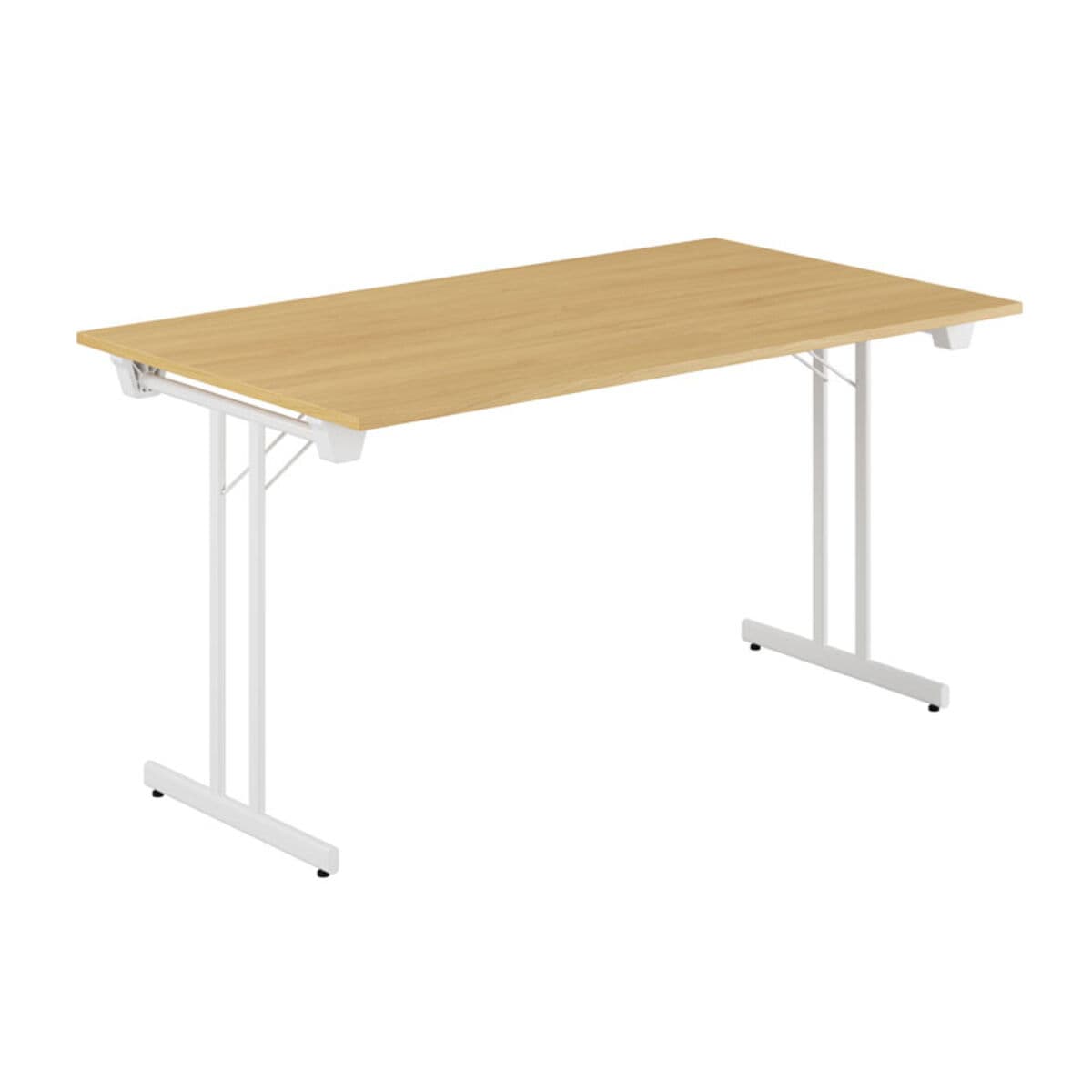 Dinner Style - 140x80cm - Hopfällbart bord - Eg-hvid