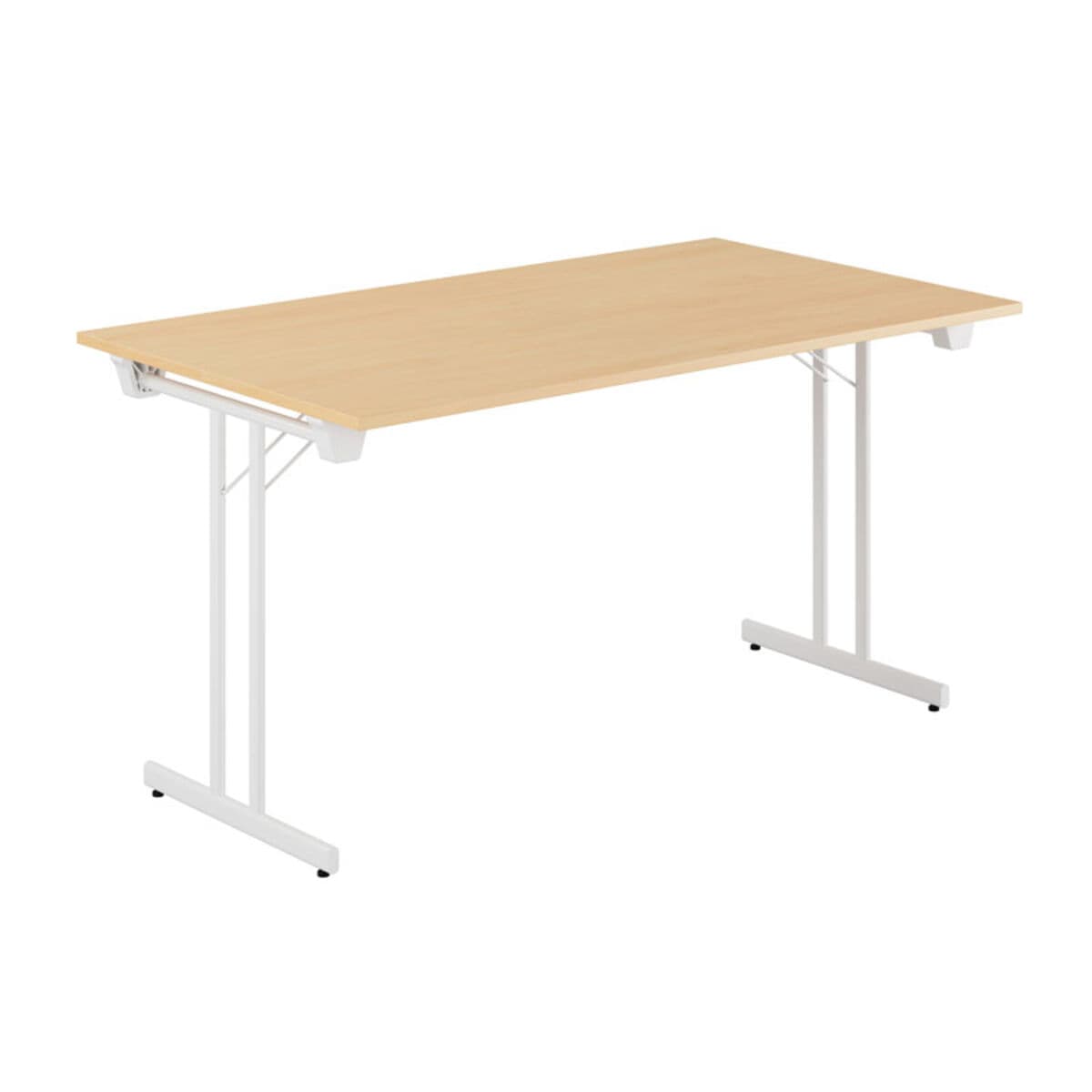 Dinner Style - 140x80cm - Hopfällbart bord - Bøg-hvid