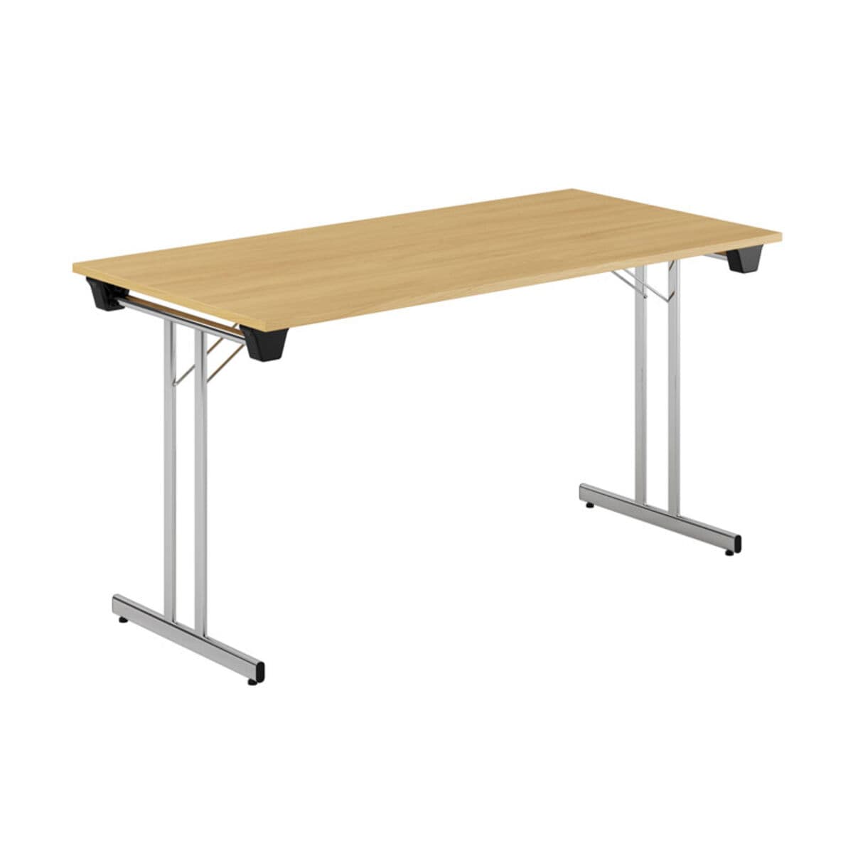 Dinner Style - 140x70cm - Hopfällbart bord - Eg-krom