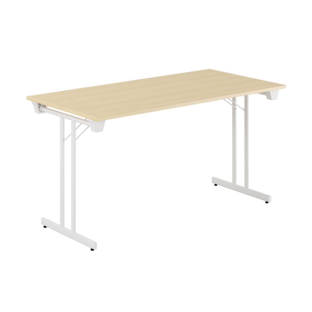 Dinner Style - 140x70cm - Hopfällbart bord - Birk-hvid
