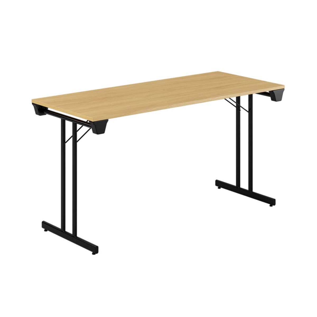 Dinner Style - 140x60cm - Hopfällbart bord - Eg-sort