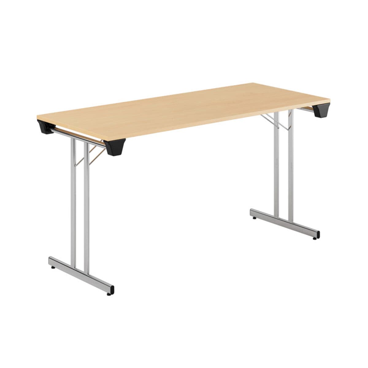 Dinner Style - 140x60cm - Hopfällbart bord - Bok-krom