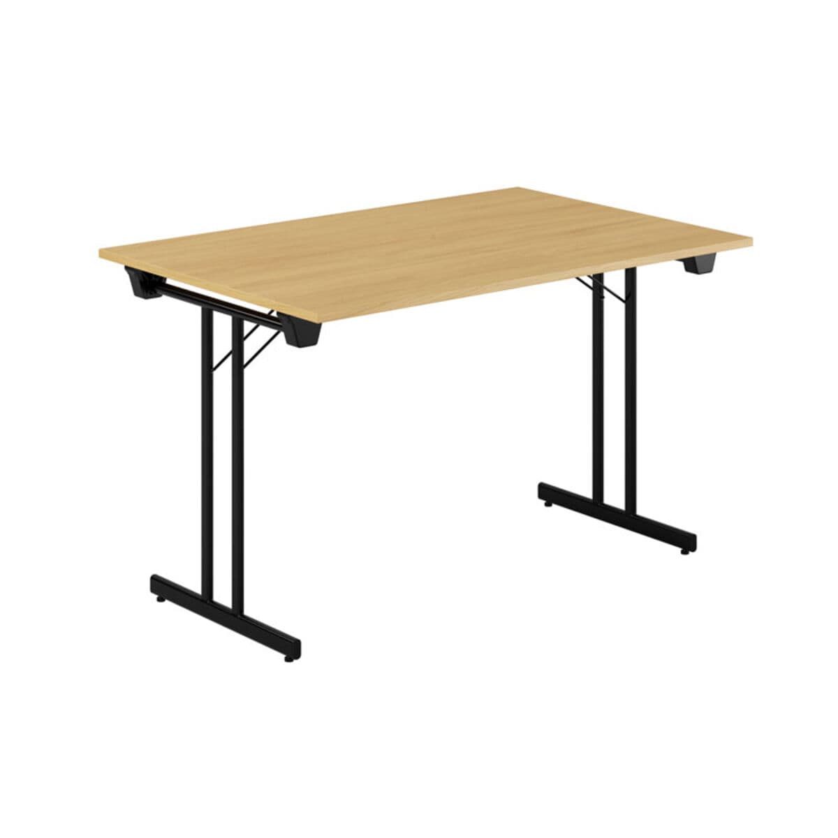 Dinner Style - 120x80cm - Hopfällbart bord - Eg-sort