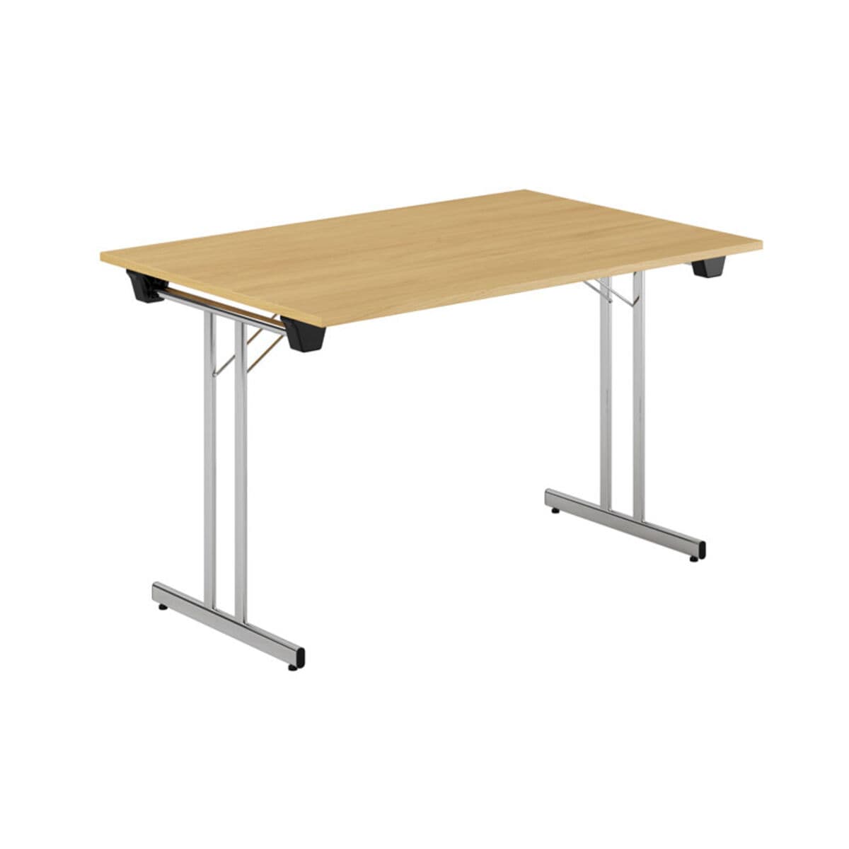 Dinner Style - 120x80cm - Hopfällbart bord - Eg-krom