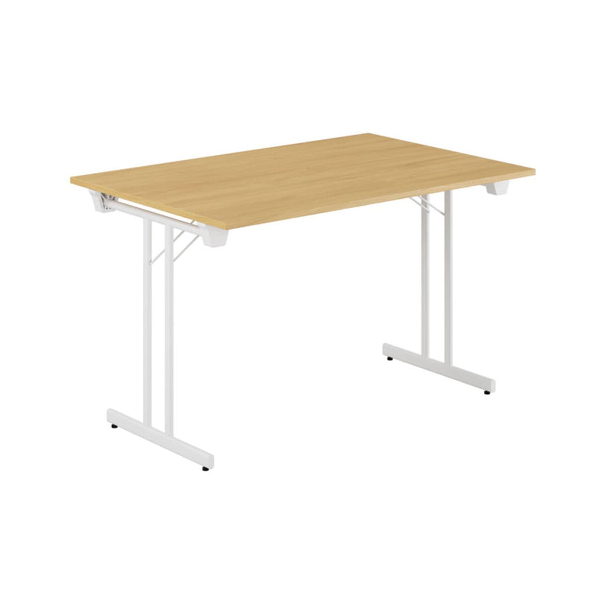 Dinner Style - 120x80cm - Hopfällbart bord - Eg-hvid