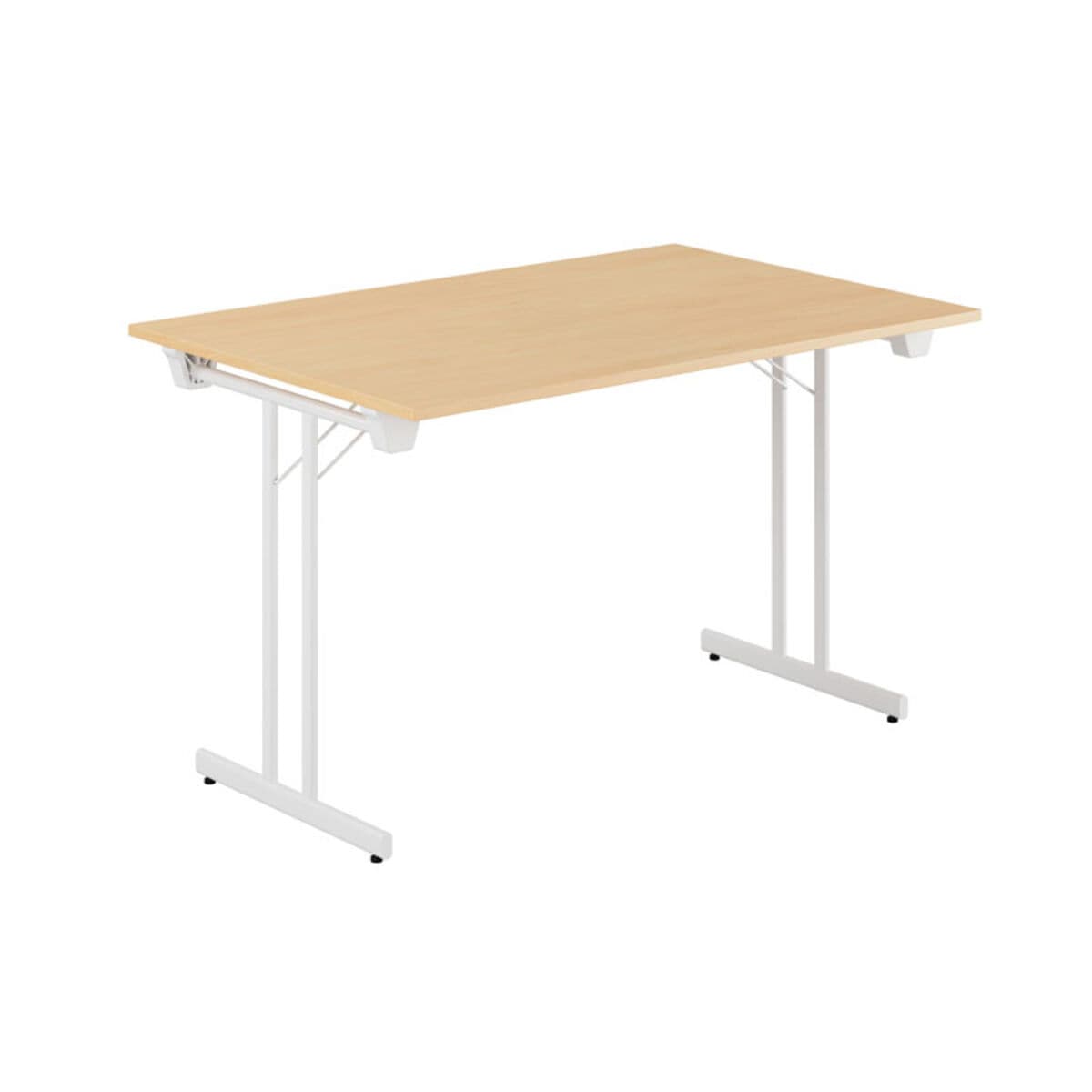 Dinner Style - 120x80cm - Hopfällbart bord - Bøg-hvid