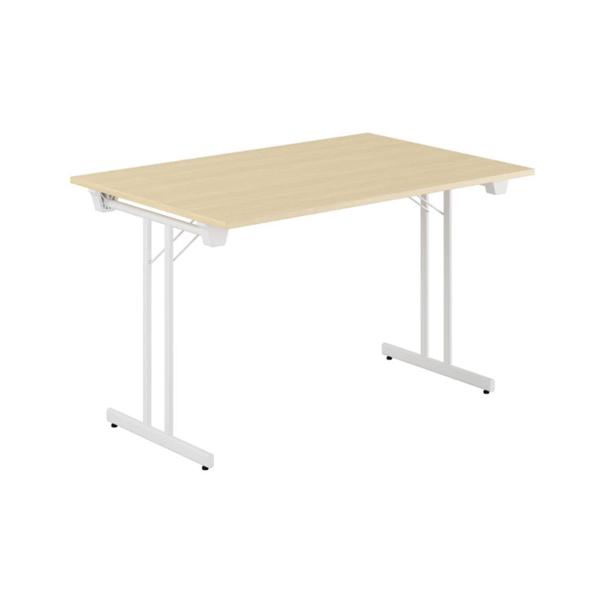 Dinner Style - 120x80cm - Hopfällbart bord - Birk-hvid