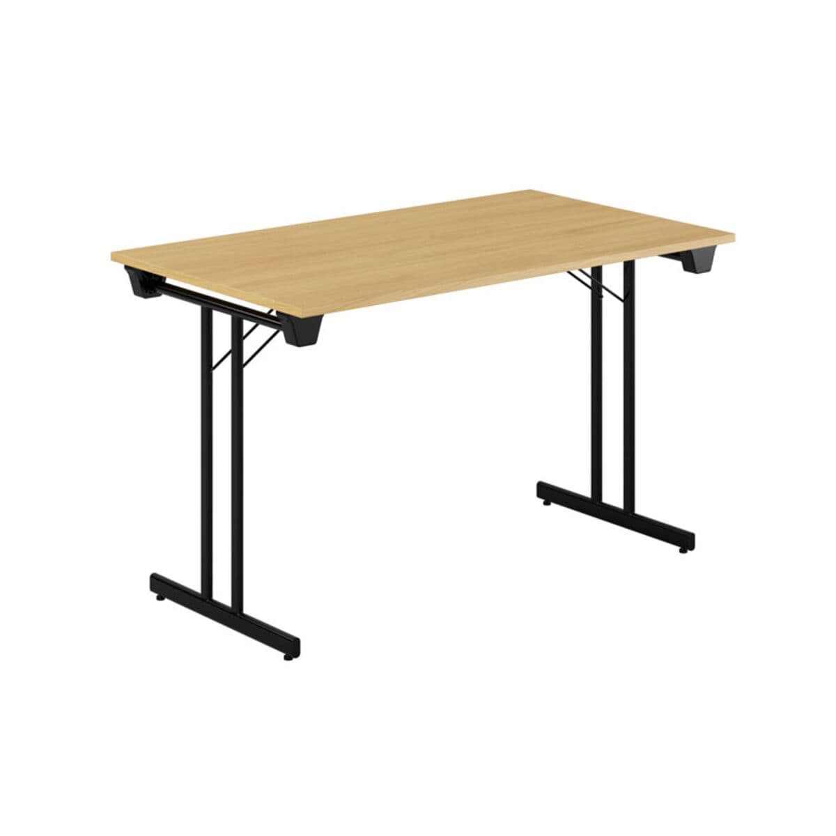 Dinner Style - 120x70cm - Hopfällbart bord - Eg-sort
