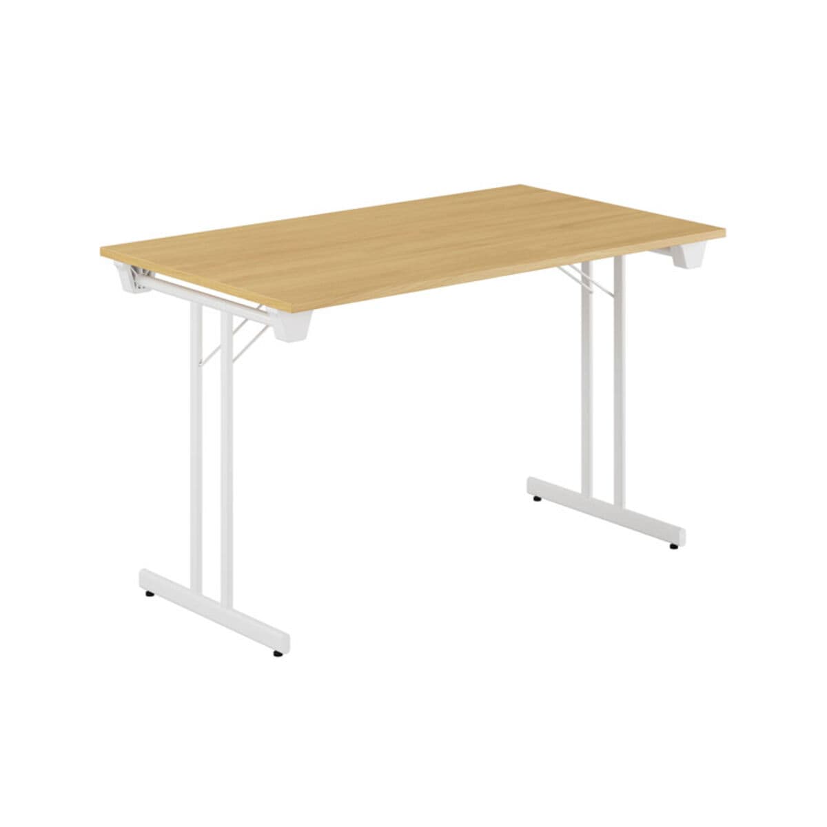 Dinner Style - 120x70cm - Hopfällbart bord - Eg-hvid