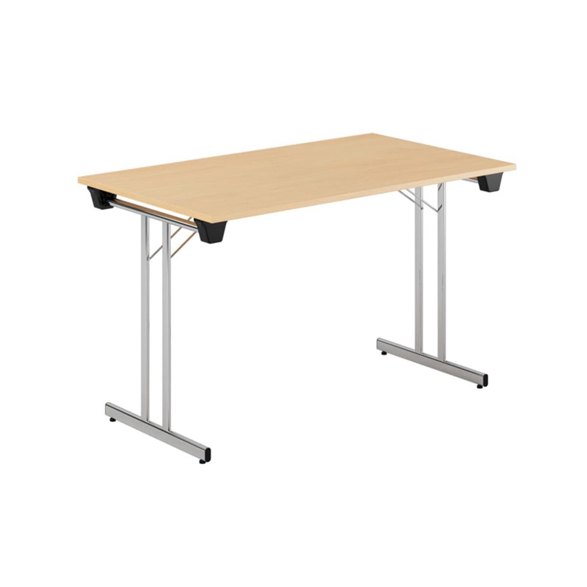 Dinner Style - 120x70cm - Hopfällbart bord - Bøg-krom