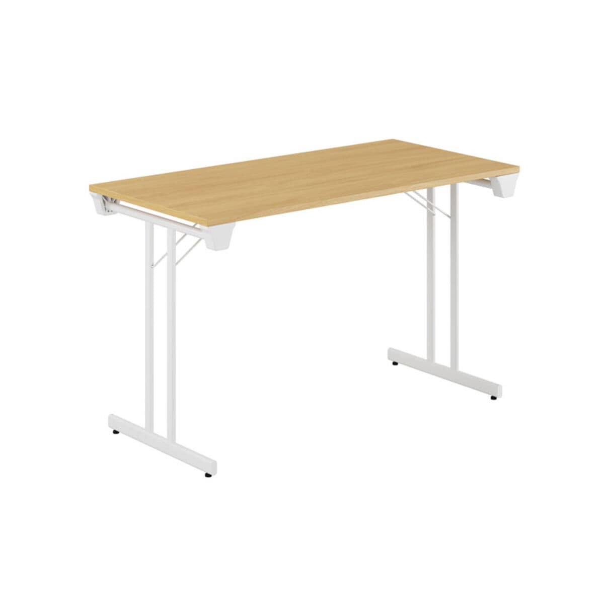 Dinner Style - 120x60cm - Hopfällbart bord - Eg-hvid