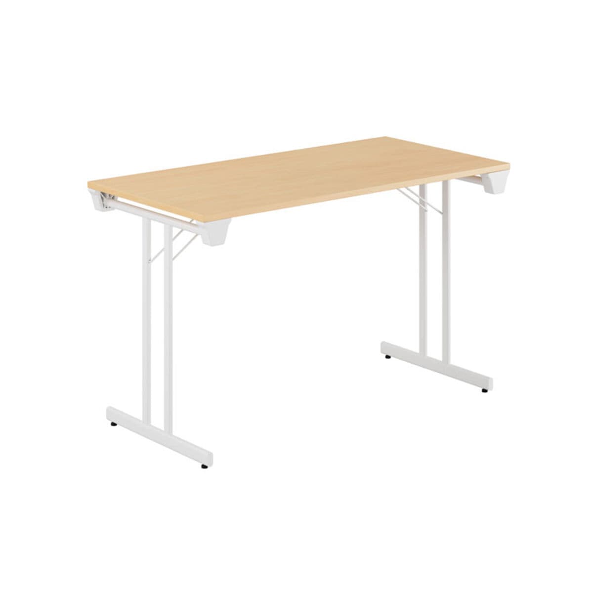 Dinner Style - 120x60cm - Hopfällbart bord - Bøg-hvid