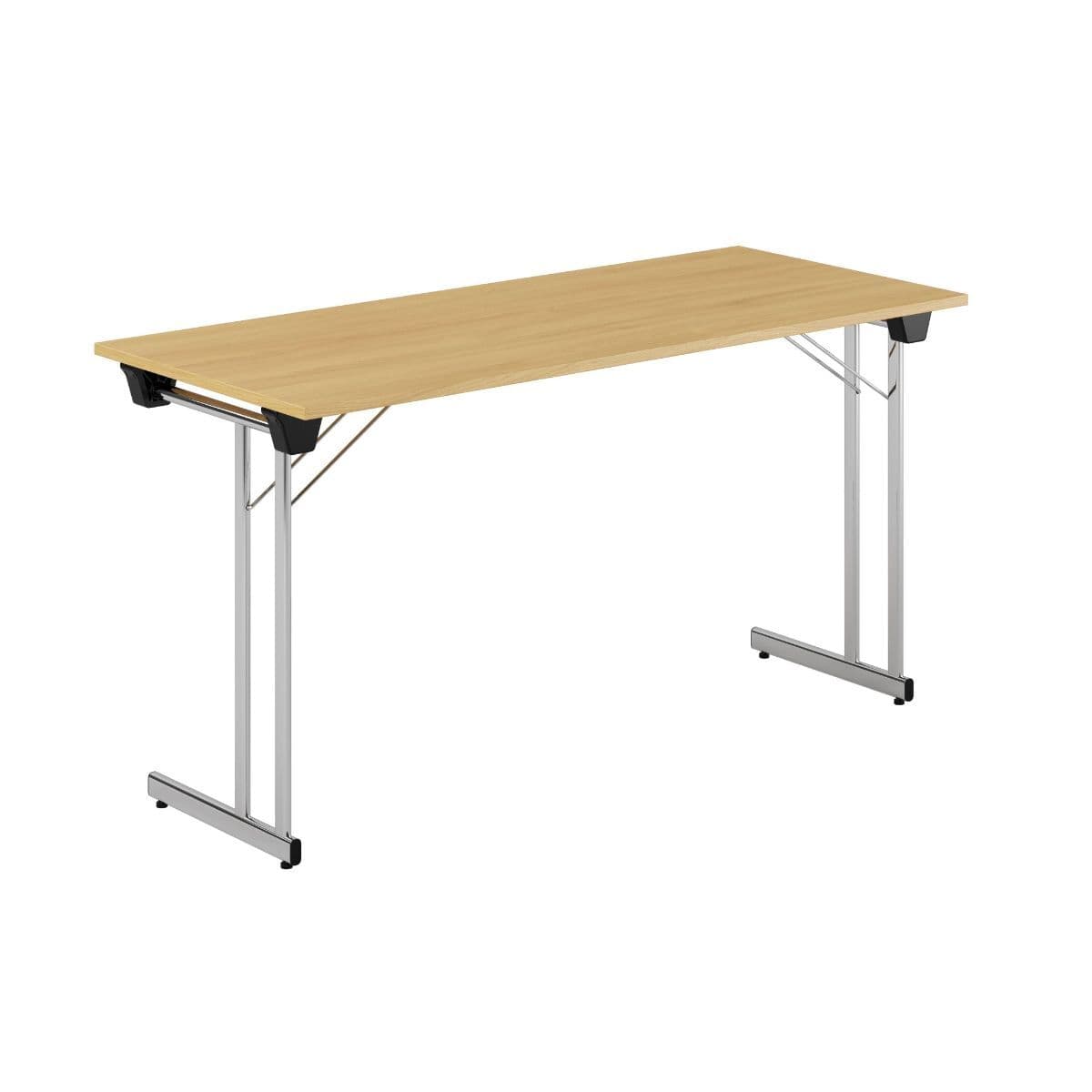 Kongress Style - 140x60cm - Hopfällbart bord - Eg-krom