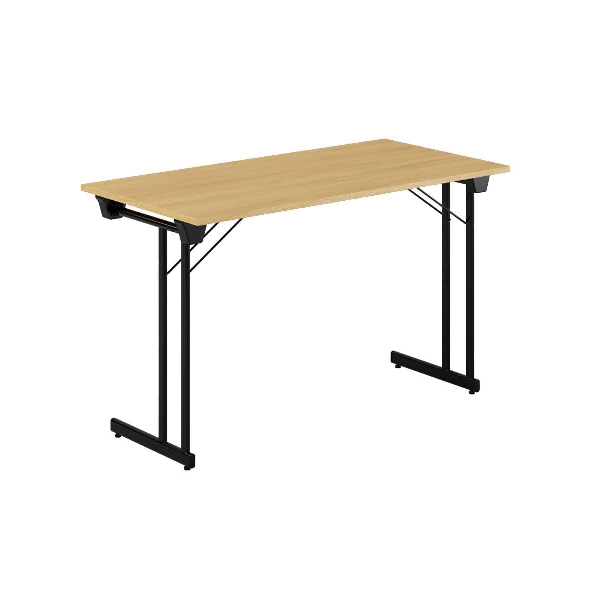 Kongress Style - 120x60cm - Hopfällbart bord - Eg-sort