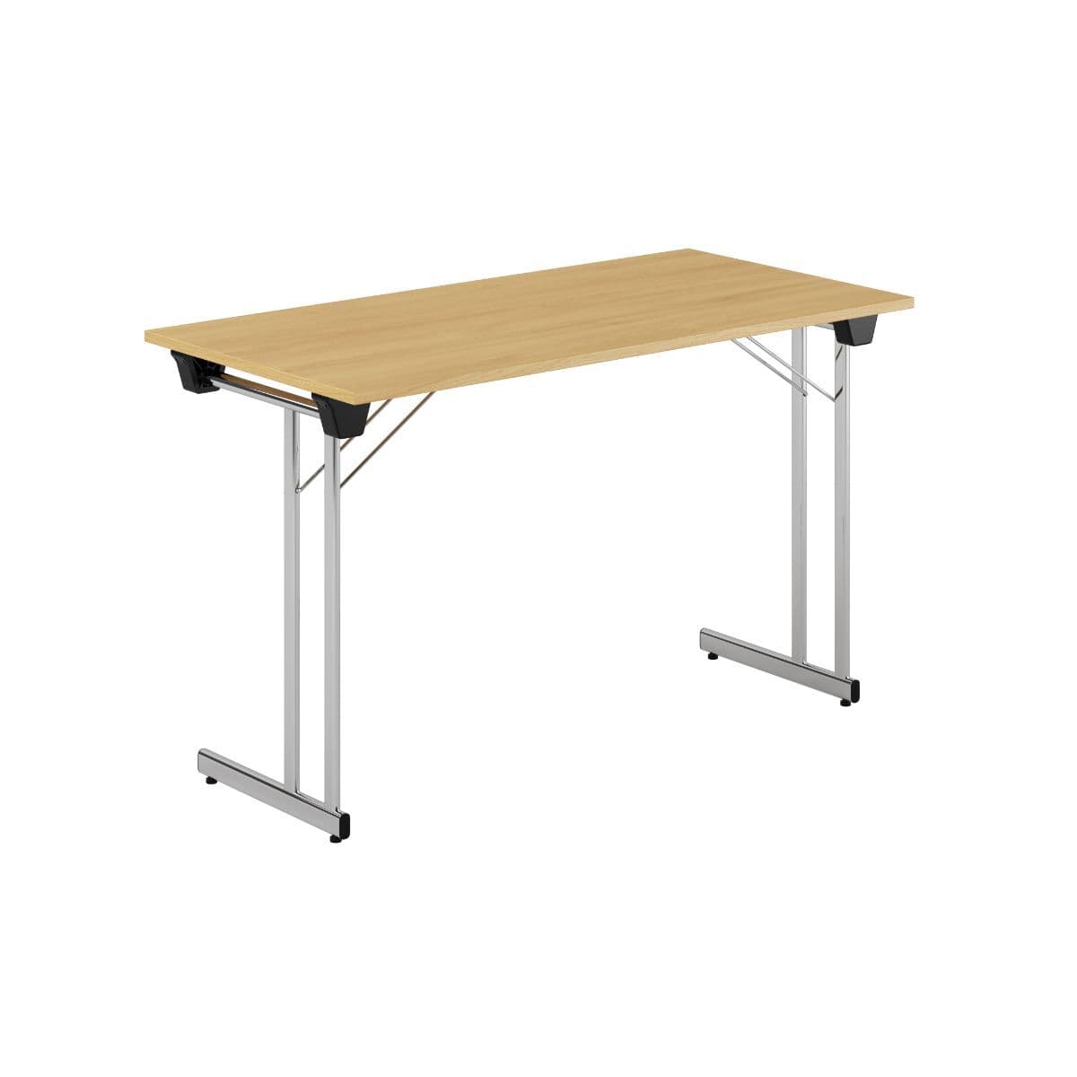 Kongress Style - 120x60cm - Hopfällbart bord - Eg-krom