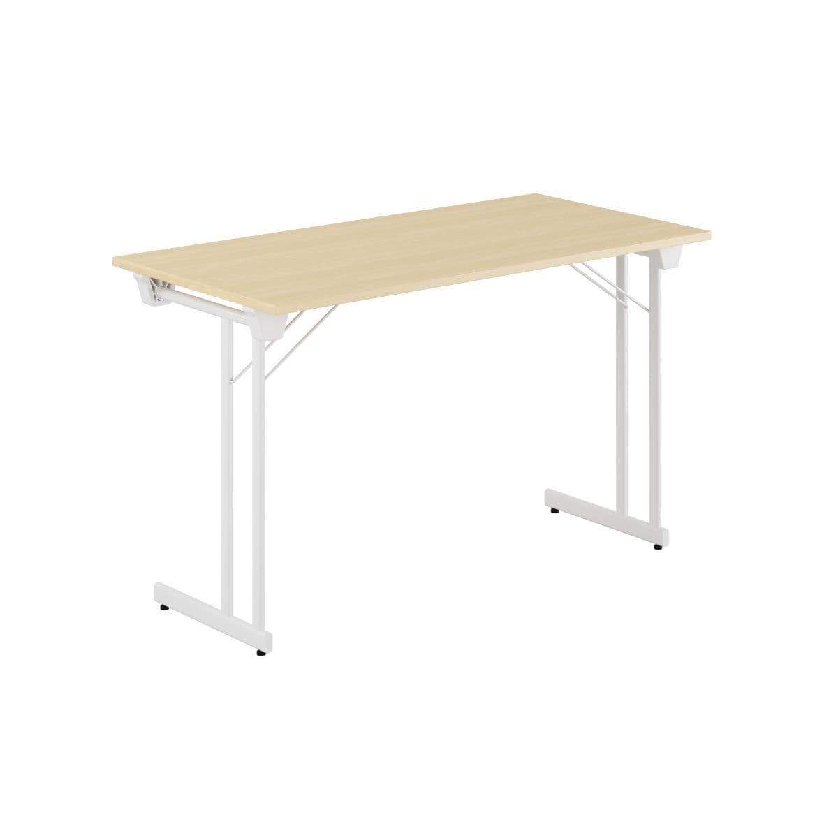 Kongress Style - 120x60cm - Hopfällbart bord - Bøg-hvid
