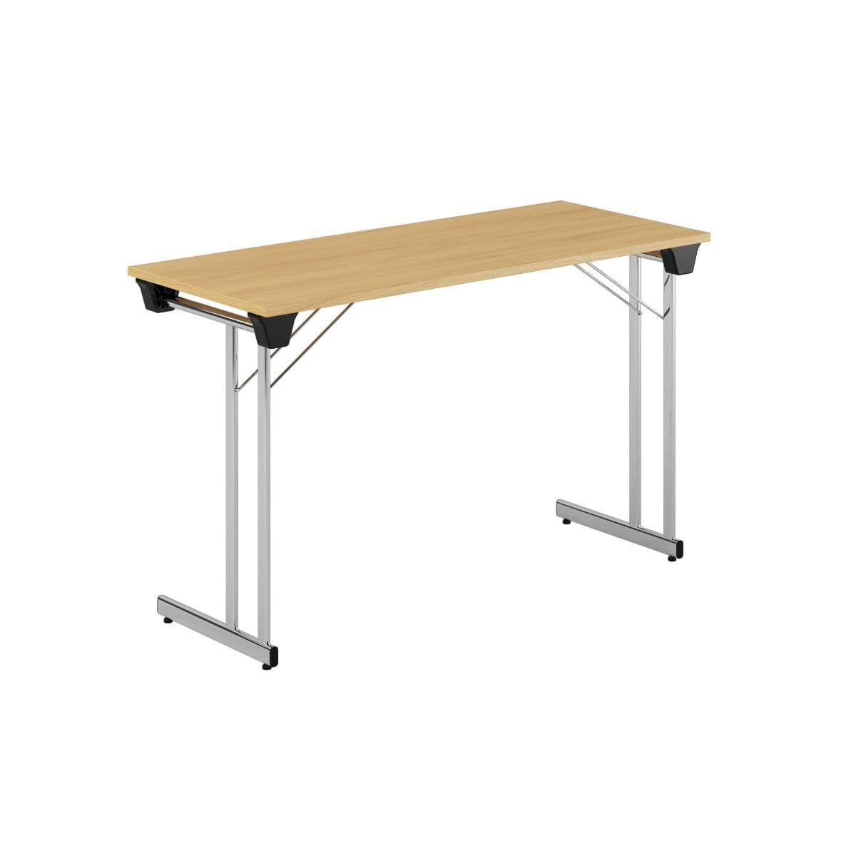 Kongress Style - 120x50cm - Hopfällbart bord - Eg-krom