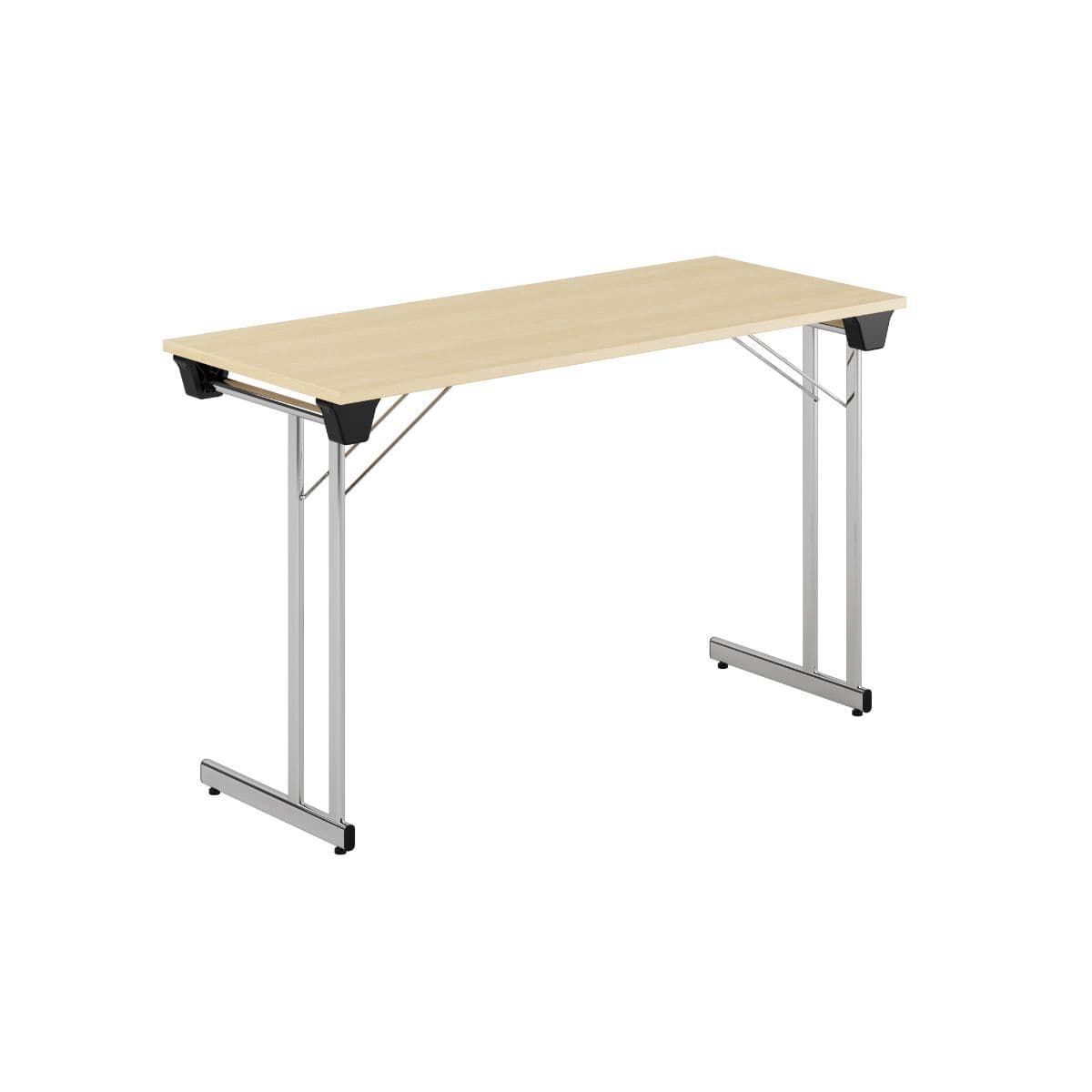 Kongress Style - 120x50cm - Hopfällbart bord - Birk-krom