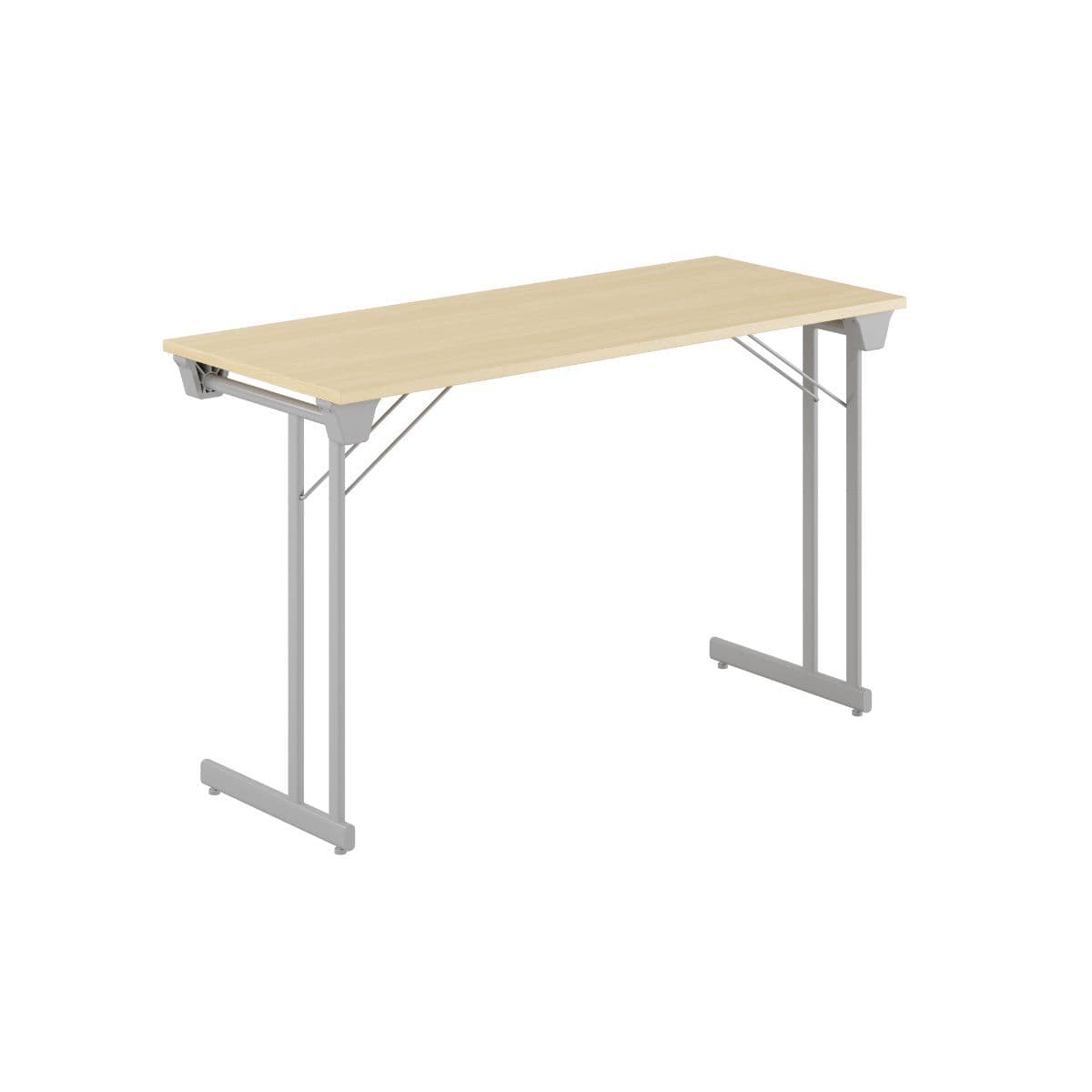 Kongress Style - 120x50cm - Hopfällbart bord - Birk-grå