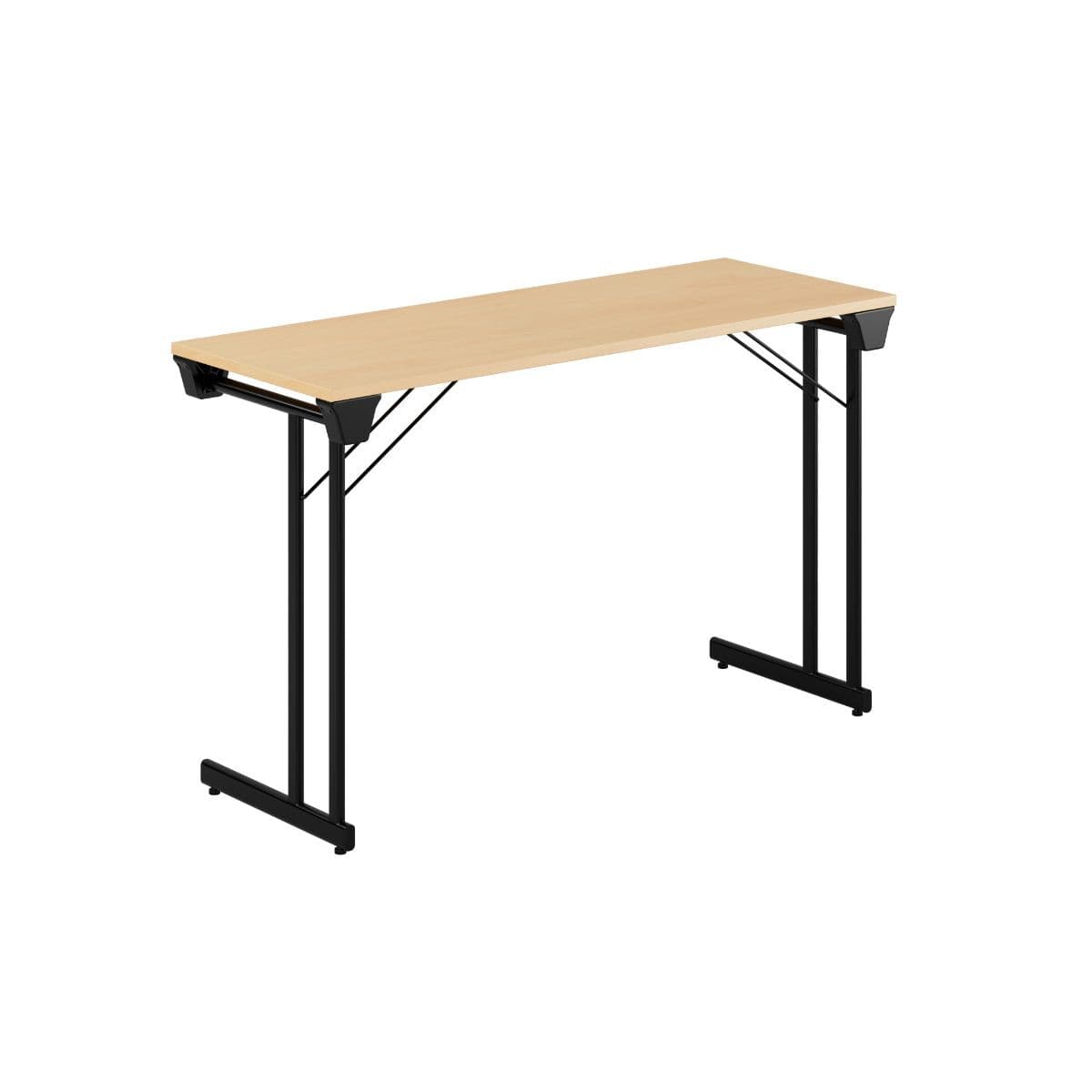 Kongress Style - 120x45cm - Hopfällbart bord - Bøg-sort