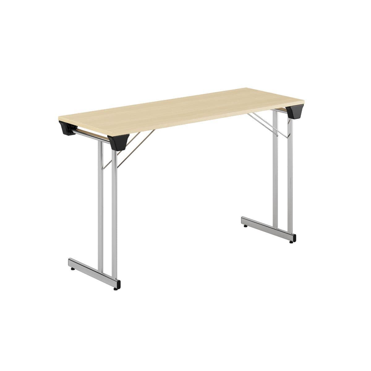 Kongress Style - 120x45cm - Hopfällbart bord - Birk-krom
